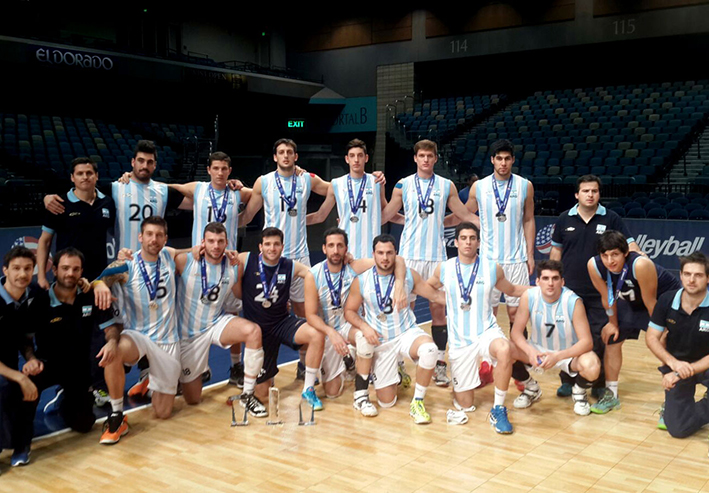 “Lechuga” Zanotti, subcampeón con el seleccionado argentino