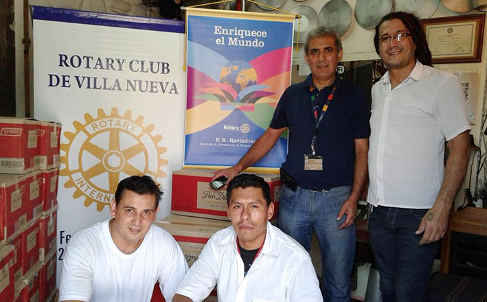 Rotary recibió donación de Walmart