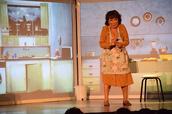 Betiana Blum pasó por el Teatro Verdi