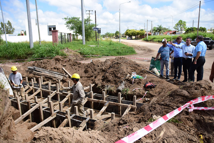 La semana que viene comienza la obra de gas en barrio Evita