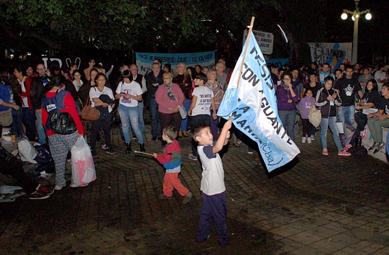 Movilizados en defensa de Cristina