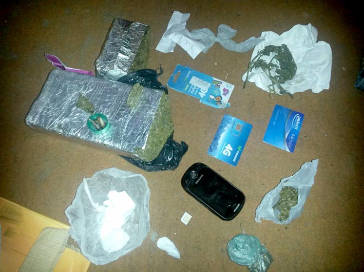 Secuestraron más de un kilo de marihuana y cinco gramos de cocaína