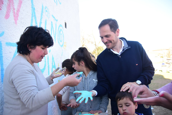 Gill participó de los festejos por el Día del Niño