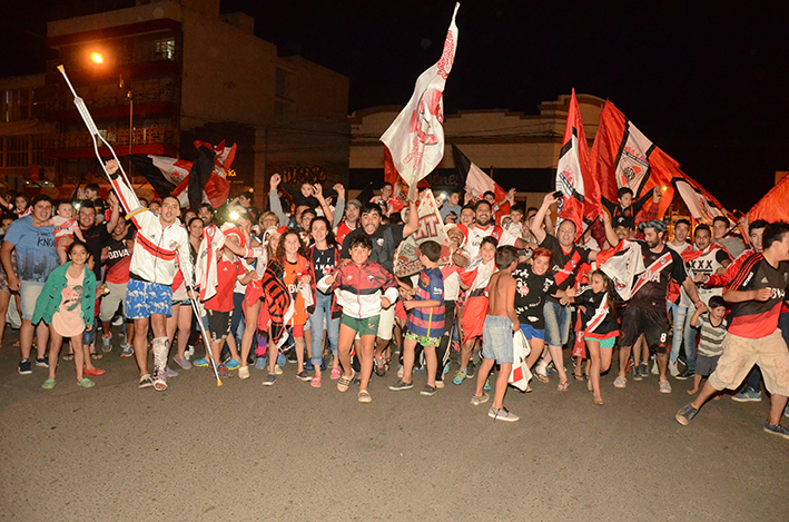 River “copó” todo el centro