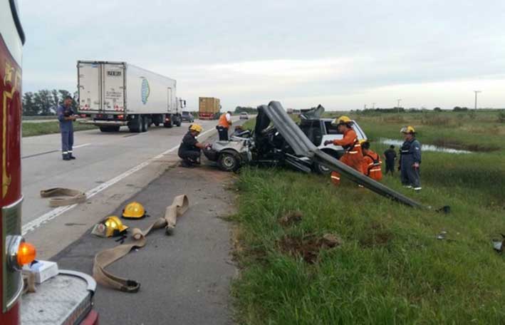 Sufrió gravísimas heridas un motociclista