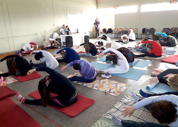 El Yoga se celebra en Villa María