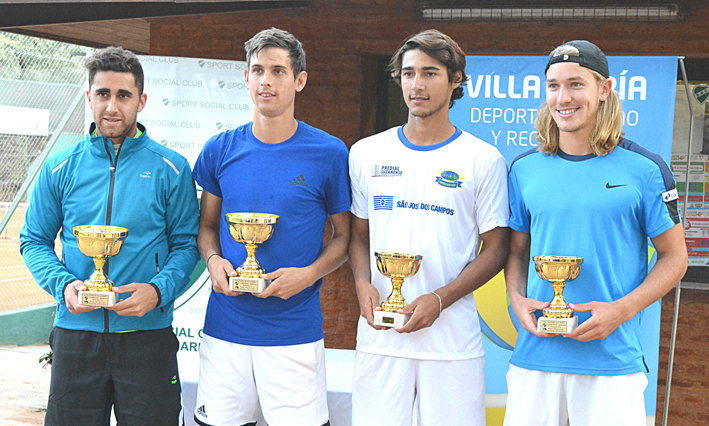 Argüello-Lipovsek Puches campeones en dobles y hoy se juega la final de singles