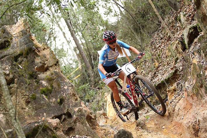 Julieta Sainz compite en Italia