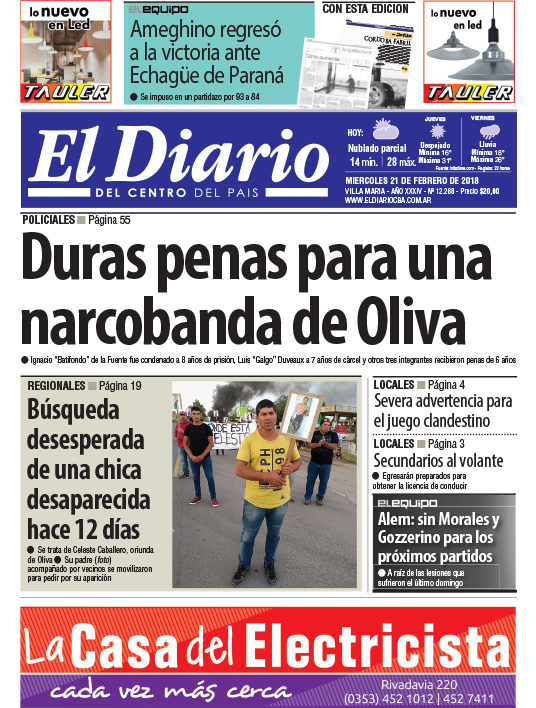 Tapa de papel 21/02/2018